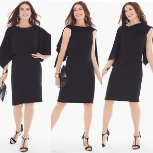 NWT CHICO'S CONVERTIBLE SHORT DRESS WEAR 3 WAYS